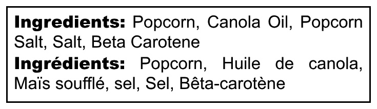 Movie Theatre Popcorn