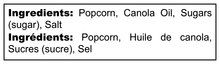 Kettle Corn Popcorn