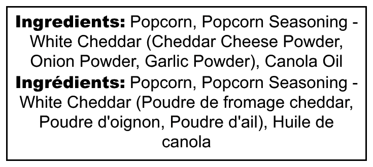 The White Cheddar Fan Pack